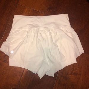 White LULU shorts
